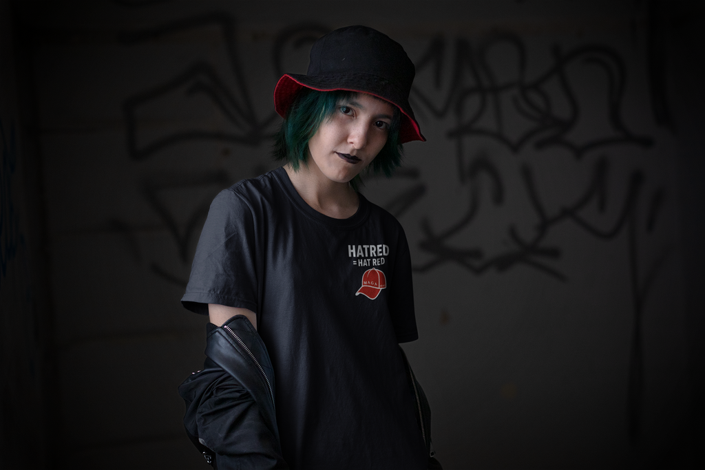 HATRED = HAT RED