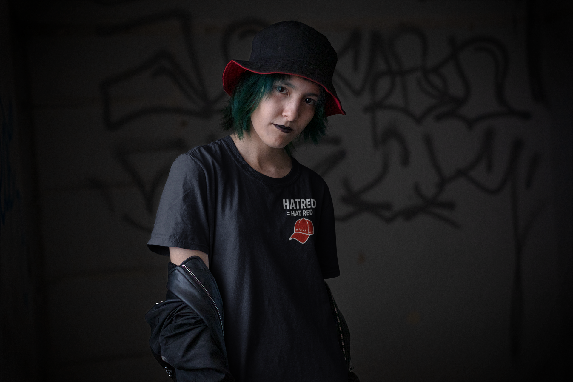 HATRED = HAT RED